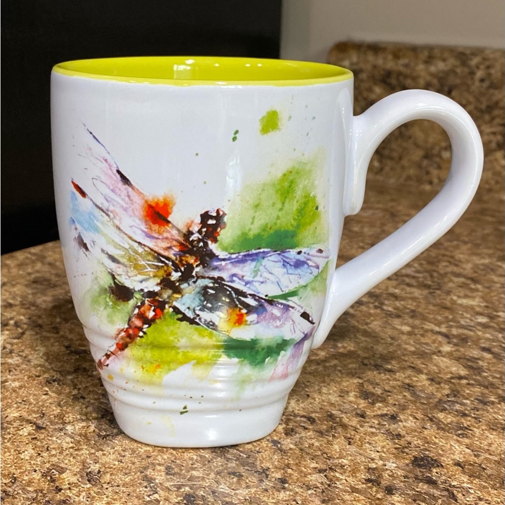 Dean Crouser Mug Watercolor Dragonfly